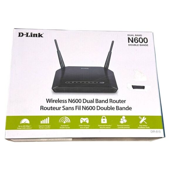 D-Link Wireless N600 Dual Band‎ Router DIR-815 - Picture 1 of 6
